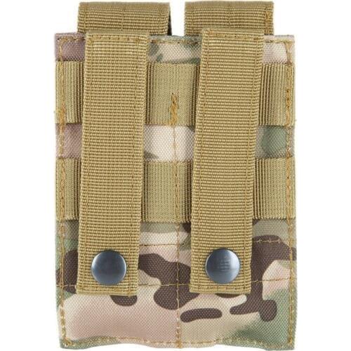 Multicolor Nylon 600D Tactical Molle Dual Double Pistol Mag Magazine Pouch Close Holster Outdoor Airsoft Combat Military 9MM