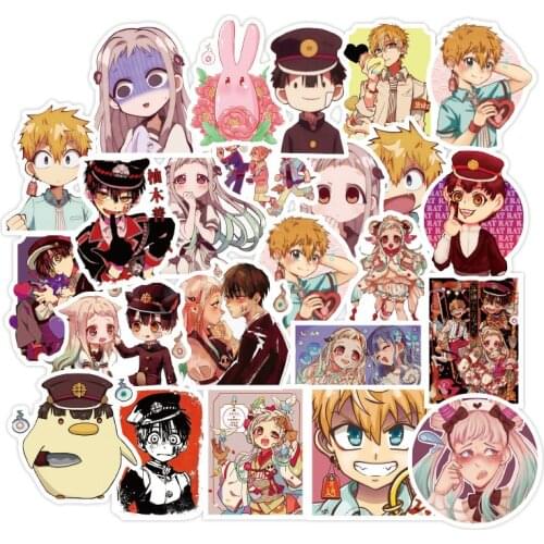 10/30/50pcs/pack Japanese anime Toilet-Bound Hanako-kun Stickers For Furniture Wall Desk DIY Chair Toy Car Trunk Computer Guitar