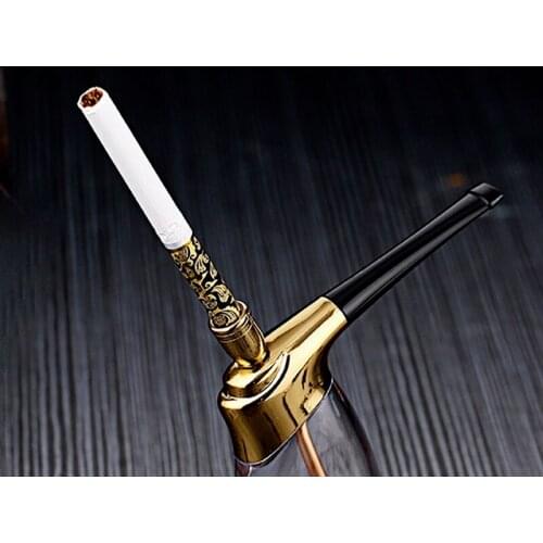 New Bar ABS Hookah Metal Filter Washable Portable Tobacco/Cigarette Dual Purpose Filter Hookahs Water Pipe Mens Gift