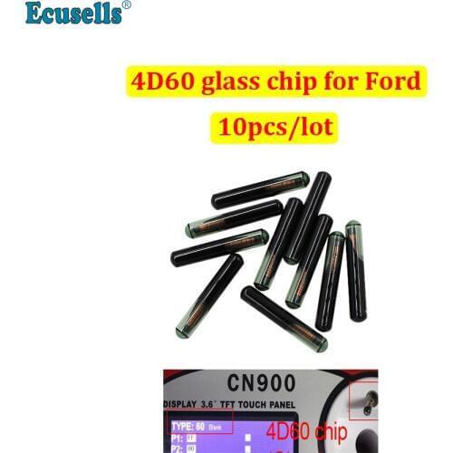 10pcs/lot Blank ID4D60 4D-60 4D60 chip big glass for Ford Fiesta Connect Focus Mondeo KA