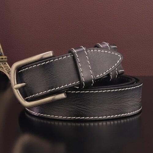 Fancy vintage Black pin buckle designer belts men high quality fashion Waist Strap 3.3cm wide luxury famous brand ceinture homme