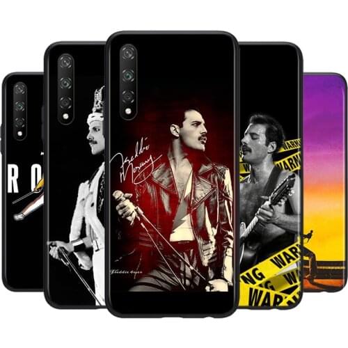 Silicone Cover Freddie Mercury Queen For Huawei Y9S Y6S Y8S Y8P Y9A Y7A Y7P Y5P Y7 Y6 Y5 Pro Prime 2019 2018 Phone Case