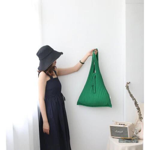 NEW Women Handbag Fashion Bags Pleated 2018 New Canvas Large Shoulder Bag Totes Shopping Tote Luxury Purses Big Handbags Bags