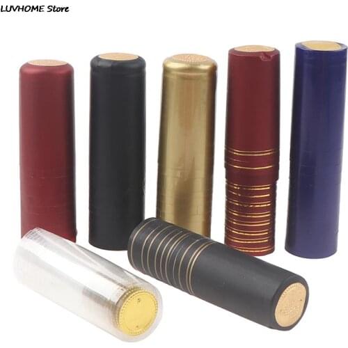 PVC Heat Shrink Cap 10pcs/lot Bar Party Supplies For Home Brewing Wine Bottle