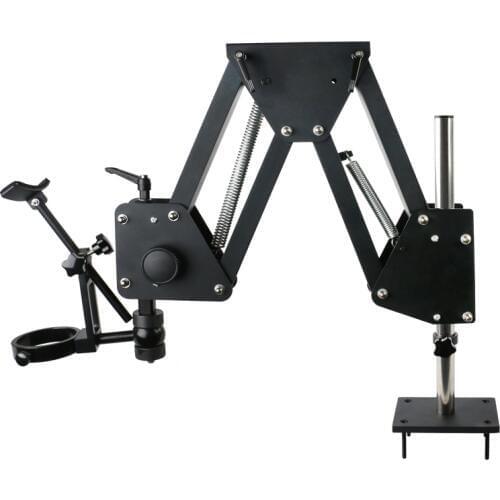 Universal Adjustable Jewelry Multi-Directional Microscope Spring Bracket 76MM Holder Micro Inlaid Mirror