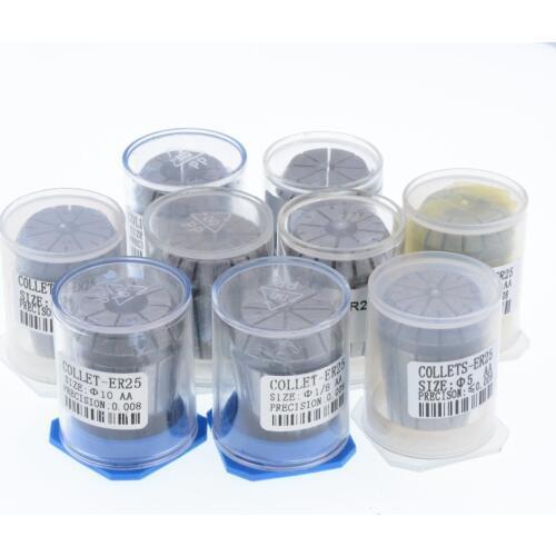 1pcs ER25 AA high Precision 0.008 Spring Collet CNC Milling Lathe Tool ER25 Spring Collet Chuck