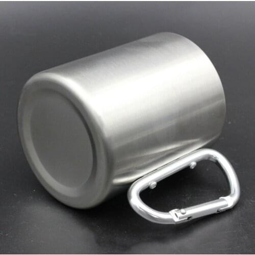 330ml Camping Traveling Stainless Steel Double Wall Beer Water Cup Sports Mug