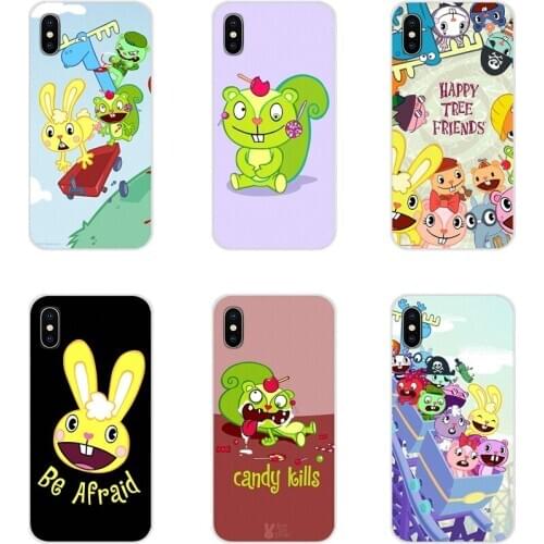 For Samsung A10 A30 A40 A50 A60 A70 M30 Galaxy Note 2 3 4 5 8 9 10 PLUS Accessories Phone Cases Covers Happy Tree Friends