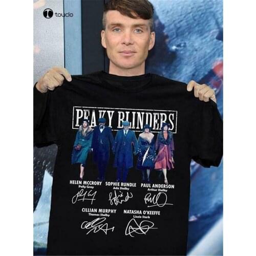 Peaky Blinders - Black T-Shirt Fashion Tee Shirt