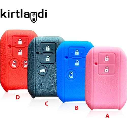 2 3 4 buttons silicone remote key cover case holder keychain for Suzuki Swift Wagon Jimny Sierra Spacia Ertiga embona 2018 -2021
