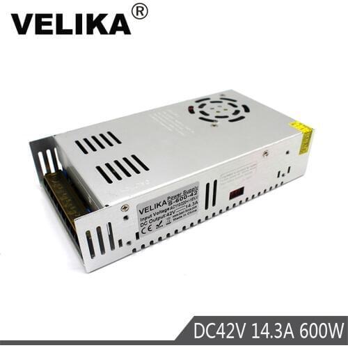 Switching power supply DC 42V 14.3A 600W Driver Transformers AC110V 220V TO DC42V SMPS for Led Strip Modules Light CCTV 3D Print