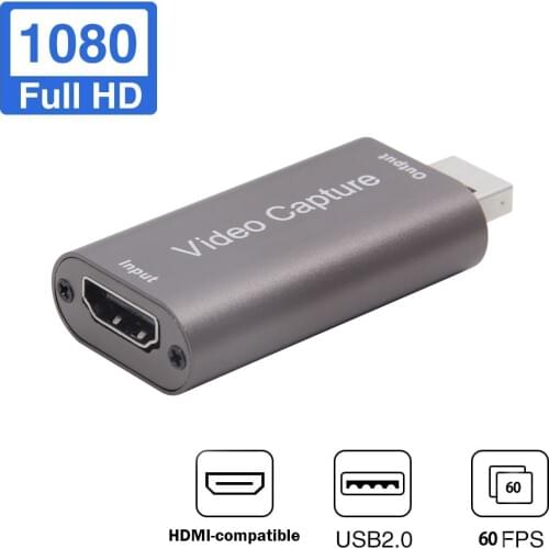 "4K Video Capture Card USB 3.0 2.0 HDMI Video Grabber Record Box for PS4 Game DVD Camcorder Camera Recording Live Streaming "