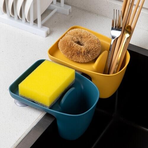Kitchen Sink Shelf Soap Sponge Drain Rack Storage Basket Box Faucet Holder Adjustable Bathroom Holder Sink Kitchen Accessories