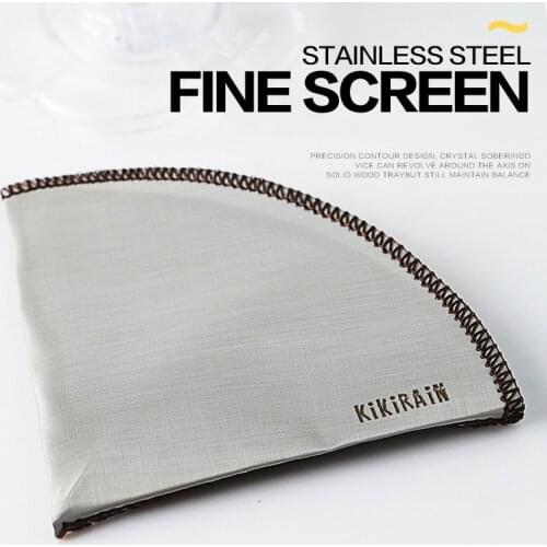 Reusable Pour over Coffee Filter Mesh Paperless Coffee Filter Stainless Steel Cone Filter 3 To 4 Cup Coffee Drip Filter