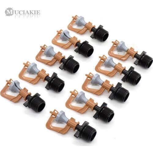 MUCIAKIE 50PCS Semi Misting Garden Wate Sprinklers 360 Degrees Rotating Watering Lawn Tree Grassland Flowers Potted Nozzle Spray