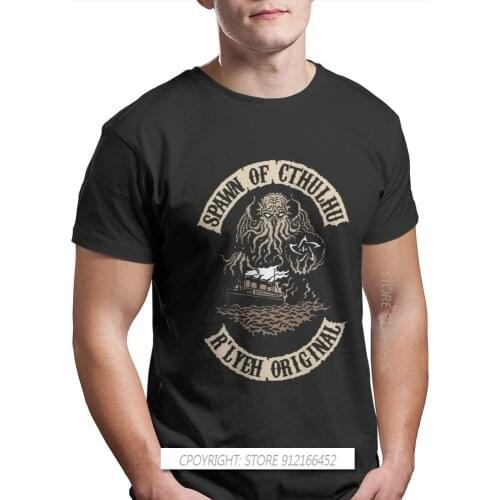 Men Cthulhu Mythos Lovecraft Horror Great Old Ones Oversize T-Shirt Spawn Pure 100% Cotton Streetwear