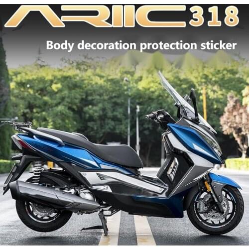 Motorcycle Decal Pull Print Sticker Film Body Scratch Cover Decoration Waterproof Modification for Ariic 318