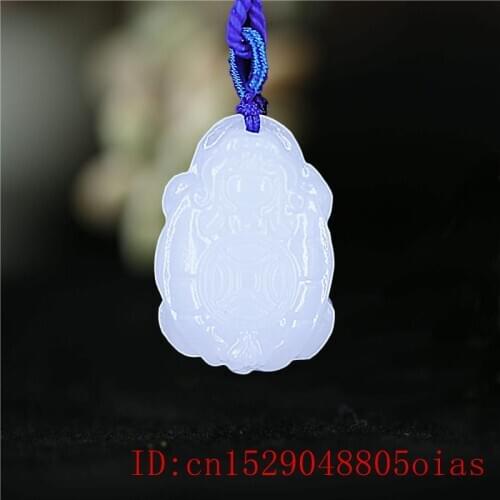 Jade Dragon turtle Pendant Necklace Charm Jewelry Natural Fashion Accessories Carved Amulet Gifts Chinese for Men Mandarin duck