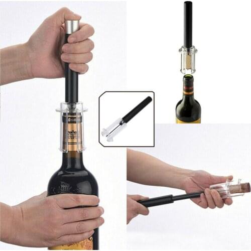 New Red Wine Openers Air Pressure Cork Popper Bottle Red Wine Openers Pumps Corks Corkscrews Screw Openers Kitchen Tools Gadgets