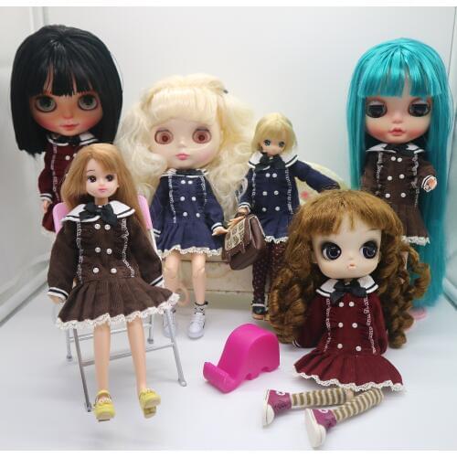 Doll Clothes suitable for blyth dolls 1/6 doll pullip, licca doll