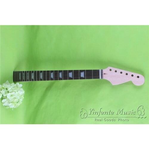 One Solid wood 22 fret unfinished Guitar neck ROSEWOOD FINGERBOARD electric guitar neck
