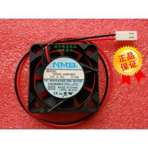 Original NMB 4010 DC12V 0.10A 4cm 40*40*10mm 1604KL-04W-B50 2 Wire Fan