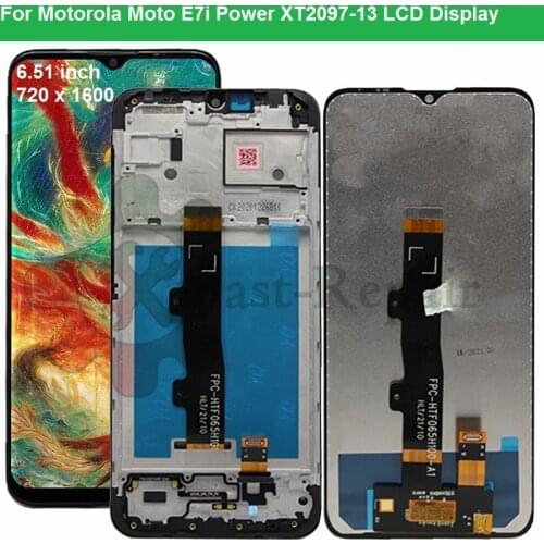 Original for Motorola Moto E7i Power lcd display with touch panel digitizer Assembly for Moto E7i Power XT2097-13 LCD Display