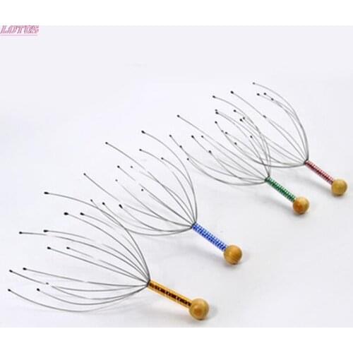 Head Relax Massager Healing Neck Claw Massage Anti-stress Pain Relief Octopus Scalp Relax Spa Headache Stimulate Blood Circulate