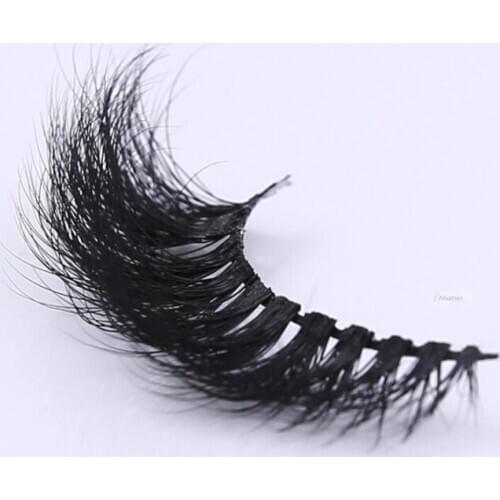 1pair Long thick Mink Eyelashes Black False Eyelashes nature Cross Fake Eye Lashes Extension accessory Makeup tools