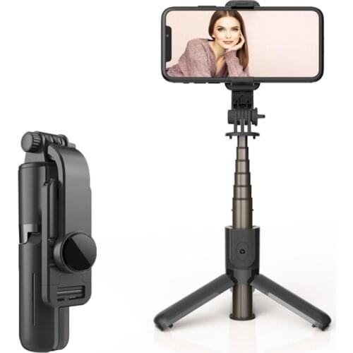 Selfie Stick Handheld Gimbal Stabilizer,360° Rotation Tripod with Remote Control B03C