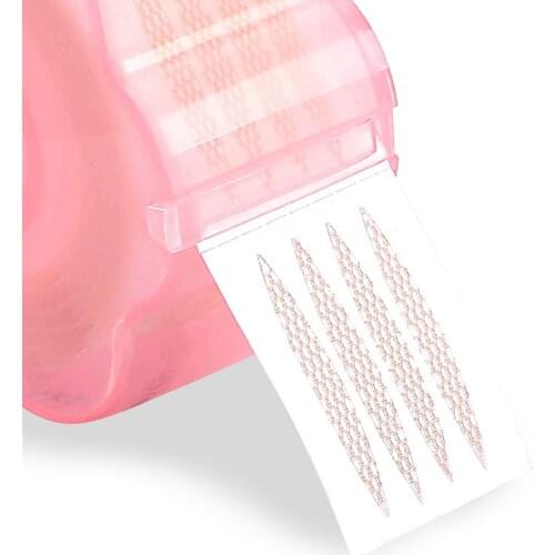 360 Pcs Invisible Eyelid Sticker Lift Eye Magic Strips Plum Blossom Shape Reel Self Adhesive Lace Fiber Eyelid Tape Makeup Tools