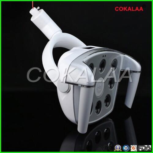 High Quality square 8 LEDs Dental operation lighting LED lamp cold light shadowless with touch screen high sensitivity response