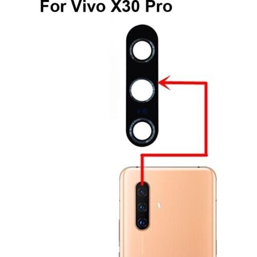 High quality For Vivo X30 Pro Back Rear Camera Glass Lens test good For Vivo X 30 Pro Replacement X30Pro