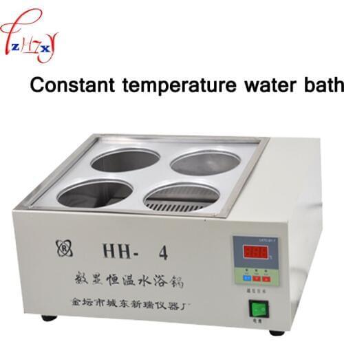1PC 220V 4 - Hole Digital Display Electric Thermostatic Water Bath Tank HH-4 4 Hole Lab Thermostatic Water Bath Machine Tool