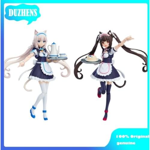 100% Original genuine NEKOPARA Chocolate and vanilla figma PVC Action Figure Anime Figure Model Toys Figure Collection Doll Gift