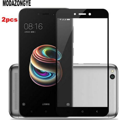 2pcs Screen Protector For Xiaomi Redmi 5A Tempered Glass For Xiaomi Redmi 5A 5 A Redmi5a Screen Protector Glass Flim Full Cover
