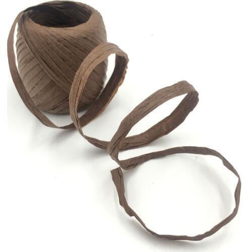 43 Yards Raffia Paper Rope Cord for Wedding Candy Box Cake Package Packing Rope Supplies Accessories