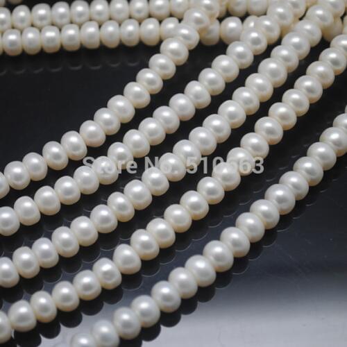 White cultured pearl strings abacus shape new pearl strands freshwater pearl nice pearl beads 36cm length