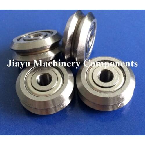 Free Shipping 20 PCS RM2ZZ Track Roller Bearings 3/8 inch Bore RM2-2Z V Groove Guide Bearings W2ZZ