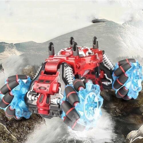 Remote Twisting Four-Wheel Drive Climbing Car Off-Road Racing Deformation Drift Stunt Wheel With Light Remote Control Car Toy