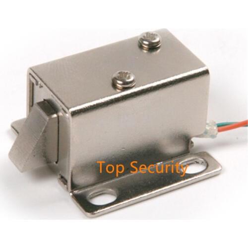 New Surface 12v Electronic Door Lock Small Electric Cabinet Lock Mini Solenoid Cabinet Lock
