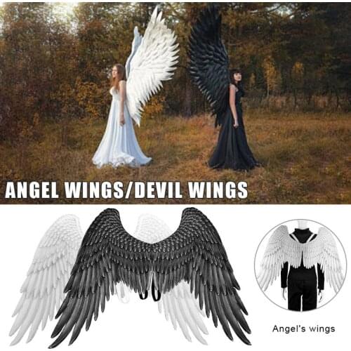 Halloween 3D Angel Devil Big Wing Carnival Party Performance Prop for Men Women XIN-Shipping