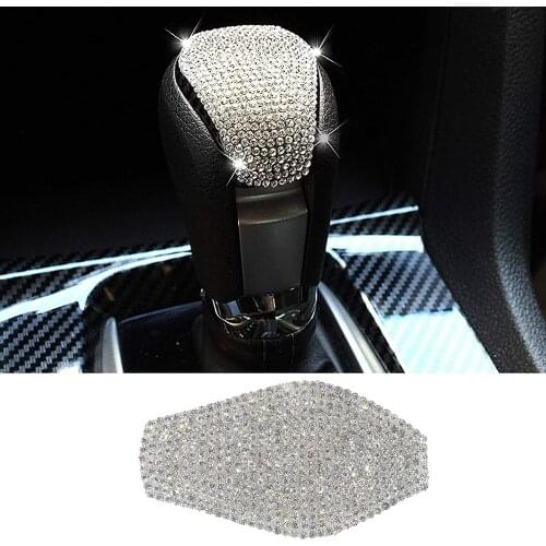 Gear Box shifter Bling Crystal Accessory Interior Cover Compatible for Honda Civic