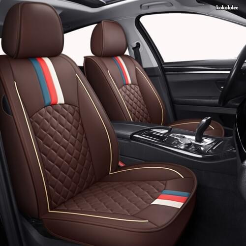 KOKOLOLEE leather car seat covers For lada 2114 granta xray vesta sw cross kalina kalina accessories covers for vehicle seats