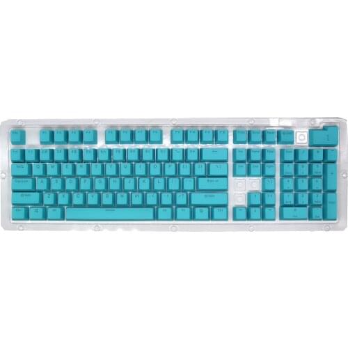 104 Keys Mechanical Keyboard PBT Keycaps Replacement Ergonomic Oil-resistant Gaming Keyboard Key Caps with Key Puller