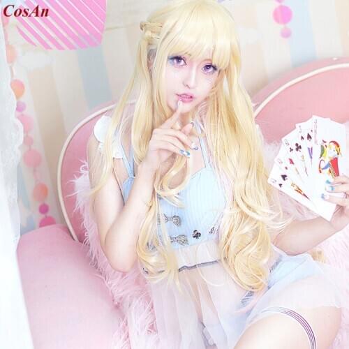 Fashion Original Fairy Town Alice Cosplay Costume Sexy Blue Swimsuit Female Swimming Pool Party Show Hot Selling