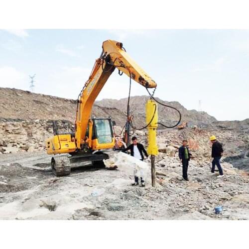 Powerful Large Hydraulic Stone Crusher Can Provide Hydraulic Power With Excavator