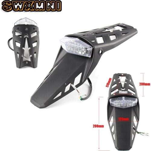 Brand New Universal Portative Motorcycle For Enduro Trailbikes LED Rear Licence Fender Tail Light For Honda XR400 CRF250 CRF450