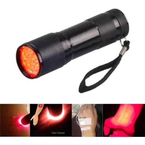 Vein Viewer Infrared Vein Imaging Red Light Torch Pediatric Unit Clinicians Nurses Vein Finder Flashlight UV Disinfection MINI