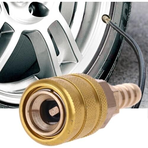 Hardware Coupler and Plug 8mm Solid Brass Quick Connect Air Fittings 1/4" NPT Thickened Copper Inflatable joint